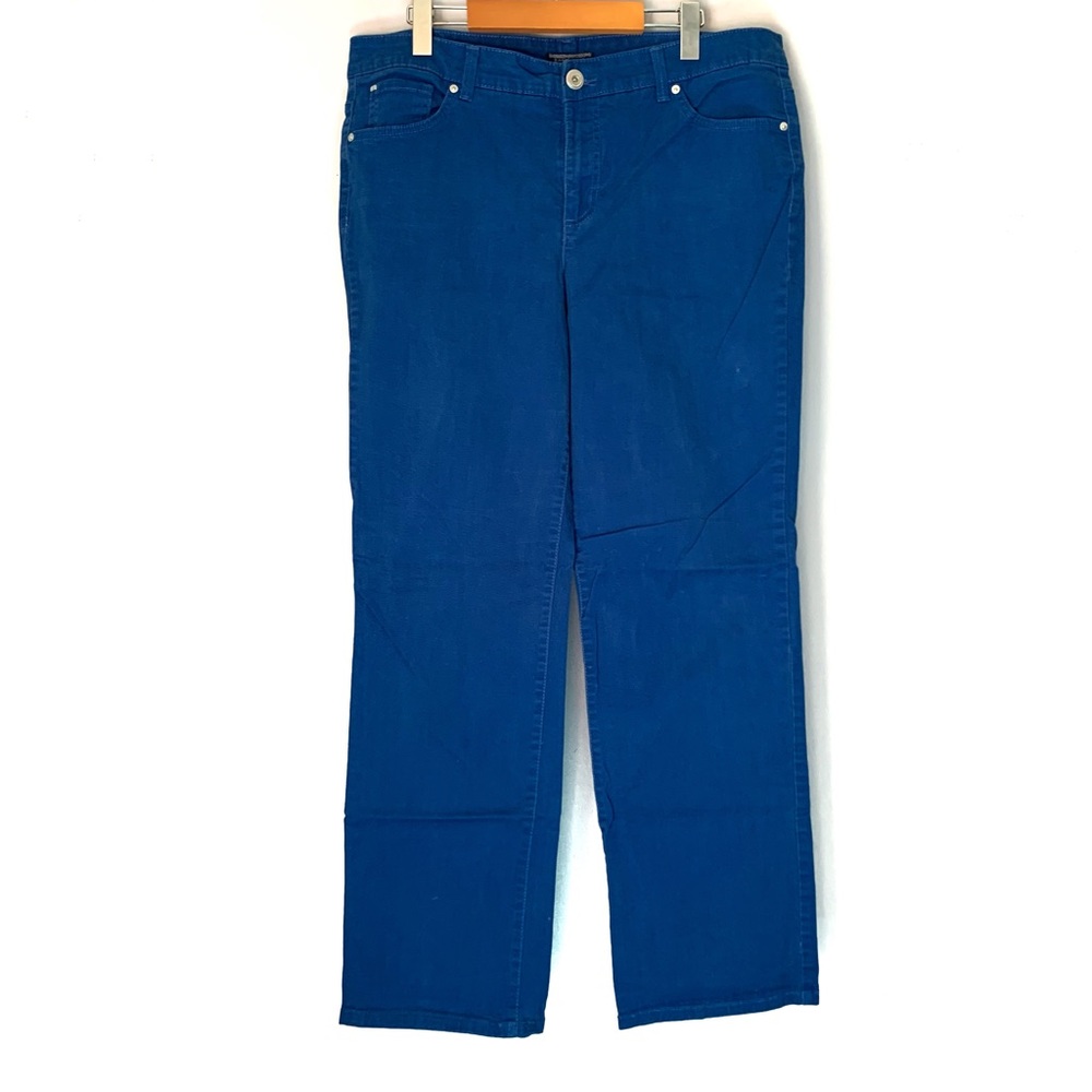 Bandolino Plus Size 16 Royal Blue Straight Jeans 👖